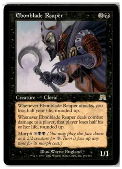 MTG Ebonblade Reaper - Onslaught Moderately Played English - Image 1