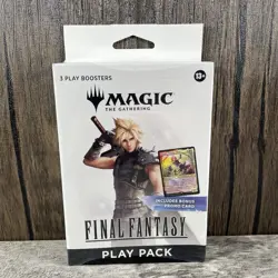 Magic: The Gathering Final Fantasy Play Pack w/ 3 Packs & Promo SEALED - Image 1