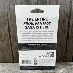 Magic: The Gathering Final Fantasy Play Pack w/ 3 Packs & Promo SEALED - Image 2