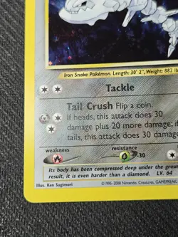 Pokemon TCG Steelix Neo Genesis 15/111 Unlimited Holo Rare 2000 NM - Image 5