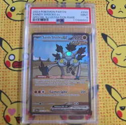 2023 POKEMON PARADOX RIFT #250 SANDY SHOCKS EX SPEC ILLUSTRATION RARE PSA 9 - Image 1