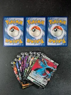 2020 Pokemon Darkness Ablaze Ultra Rare Lots Of 12 HOUNDOOM V/BUTTERFREE V - Image 2