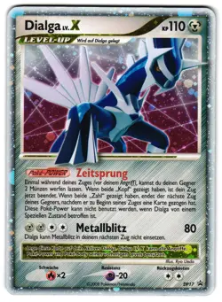 DIALGA LV.X DP17 - LP - DPP BLACK STAR PROMO GERMAN POKEMON - Image 1
