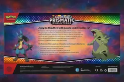 Pokemon Lucario EX Tyranitar EX Premium Collection Box Prismatic Evolutions TCG - Image 1