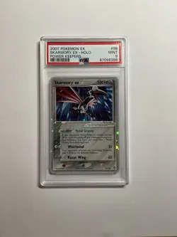 POKEMON EX POWER KEEPERS SKARMORY EX #98 ULTRA RARE HOLO PSA 9 MINT #40766533 - Image 1