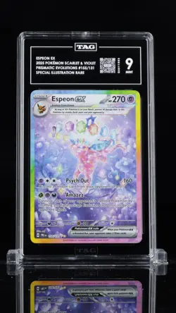 2025 Pokemon Espeon ex TAG 9 Special Illustration Rare #155 - Image 1