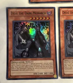 1x Delg The Dark Monarch STBL-EN037 1st Edition Super Rare YuGiOh VLP - Image 3