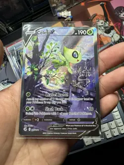 Celebi V 245/264 Fusion Strike Alternate Art Rare Holo Card Pokemon TCG NM - Image 1