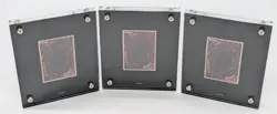 SET OF 3 DARK MAGICIAN GIRL STAINLESS STEEL CARD NUMBERED 25TH RARE DMG YUGIOH - Image 3