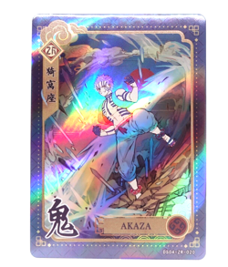 Akaza Demon Slayer Aikaho ZR ZR-020 Holo Foil Anime Trading Card - Image 1
