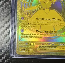 Pokemon Mega Gardevoir EX Gold Card Holo Rare 187/132 Mega Evolutions NM - Image 4