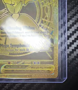 Pokemon Mega Gardevoir EX Gold Card Holo Rare 187/132 Mega Evolutions NM - Image 5