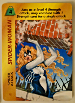 Vintage Marvel Overpower CCG Spider-Woman 2 Hero Cards + 6 Specials 20 Card Lot - Image 5