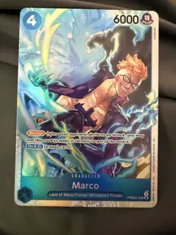 One Piece Card Game Marco PRB02-008 SR English - Image 1