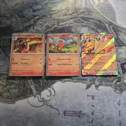 Pokemon TCG 3 Card Lot Promos Charizard ex Super Premium Collection - Image 1