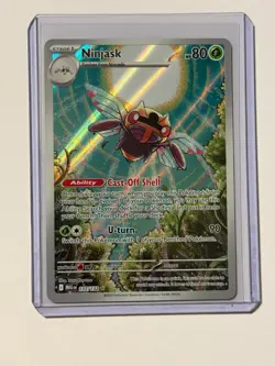 Ninjask 137/132 Pokemon Card Illustration Rare Mega Evolutions - Image 1