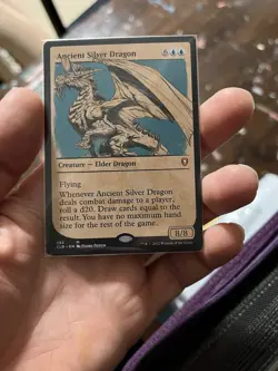 Ancient Silver Dragon (Showcase) - Near Mint MTG - Image 1