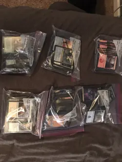 Magic Cards Mixed Lot Of 250+ App Types And All Rarities - Image 1