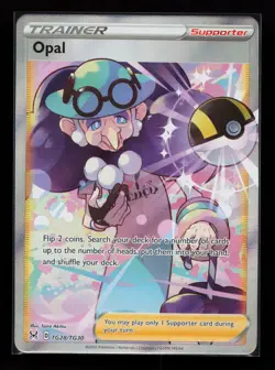 Opal TG28/TG30 Ultra Rare SWSH11: Lost Origin Trainer Gallery Pokemon Card - Image 1