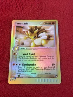 Sandslash 21/100 Sandstorm Reverse Holo E Reader Pokemon Card 2003 Lp - Image 1