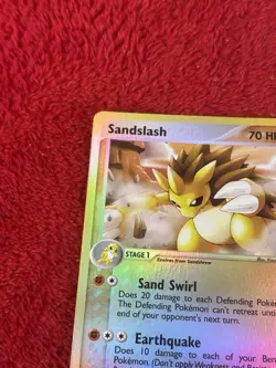 Sandslash 21/100 Sandstorm Reverse Holo E Reader Pokemon Card 2003 Lp - Image 3