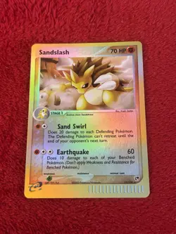 Sandslash 21/100 Sandstorm Reverse Holo E Reader Pokemon Card 2003 Lp - Image 5