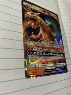 Charizard Gx Sm195 Promo Pokemon Card Never Played - Image 3