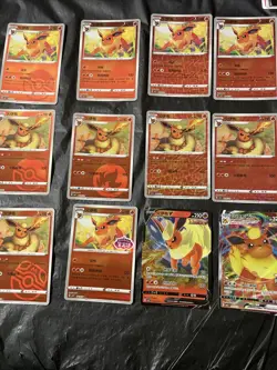 Pokemon Gem Pack Vol.2 Flareon Lot Of 12 Cards - Image 1