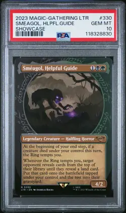 2023 MTG TALES OF MIDDLE-EARTH SC #330 SMEAGOL, HELPFUL GUIDE PSA 10 - Image 1