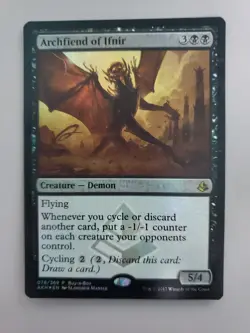 MTG Archfiend of Ifnir Amonkhet 78/269 Foil Buy A Box Rare - Image 1