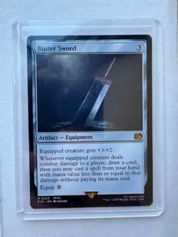 Buster Sword #0255 Final Fantasy x MTG Regular (None-Foil) - Image 1