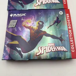 Magic: The Gathering Marvel’s Spider-Man Collector Omega Boxes LOT OF 2 In Hand - Image 2