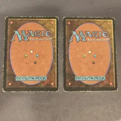 Lot Of 2 MTG Legends "Sylvan Library" Magic The Gathering 1994 HP/Poor - Image 4