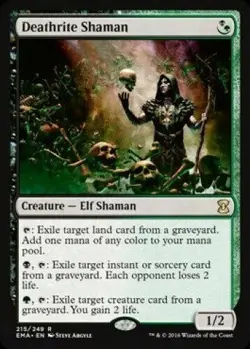 Magic: the Gathering - Deathrite Shaman Eternal Masters - Foil - Image 1