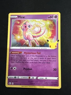 Pokemon TCG Mew Celebrations 011/025 Holo Holo Rare - Image 1