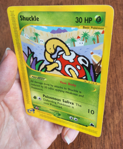 Pokemon TCG Shuckle Skyridge e-card series 96/144 common 2003 LP - Image 3