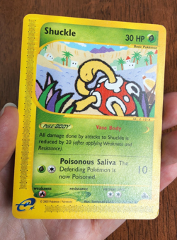 Pokemon TCG Shuckle Skyridge e-card series 96/144 common 2003 LP - Image 5