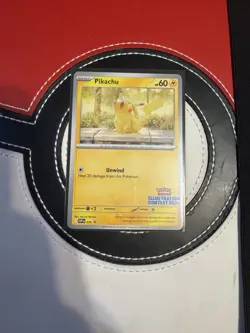 Pikachu SVP 214 Illustration Contest 2024 Promo English Pokemon TCG NM - Image 2