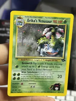 Erika's Venusaur 4/132 Gym Challenge 2000 Holo Rare WOTC Pokemon Card TCG - Image 4