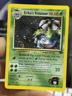 Erika's Venusaur 4/132 Gym Challenge 2000 Holo Rare WOTC Pokemon Card TCG - Image 5