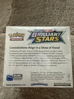 Pokemon TCG: Sword & Shield Brilliant Stars Booster Box 36 Packs Factory Sealed 820650819964 - Image 3