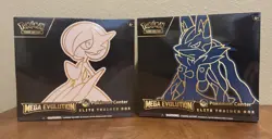 New & Sealed Pokemon Center ETB Mega Evolution Gardevoir & Lucario Bundle of 2 - Image 1