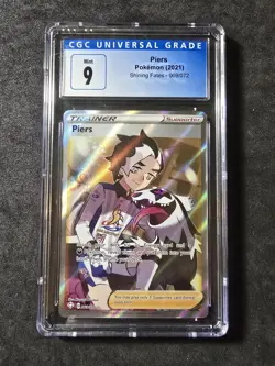 Piers #069/072 Holo Trainer - Pokemon(2021) Shining Fates CGC 9 Mint!💎💎 - Image 1