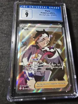 Piers #069/072 Holo Trainer - Pokemon(2021) Shining Fates CGC 9 Mint!💎💎 - Image 2