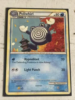 Pokemon TCG Poliwhirl Unleashed 37/95 Regular Uncommon - Image 1