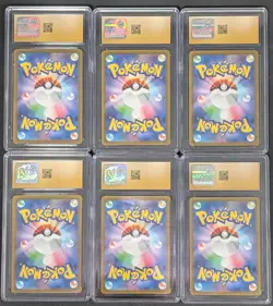 Lot (6) Pokemon JPN SV8a Terastal Fest Eevee Evolution SAR Set CGC 10 PRISTINE - Image 2