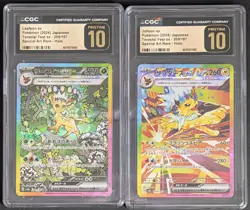 Lot (6) Pokemon JPN SV8a Terastal Fest Eevee Evolution SAR Set CGC 10 PRISTINE - Image 3