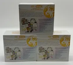Lot of (3) Pokemon TCG SWSH Brilliant Stars Pokemon Center Elite Trainer Box - Image 2