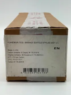 Pokemon Sword & Shield Battle Styles Booster Box Case SEALED - Image 1