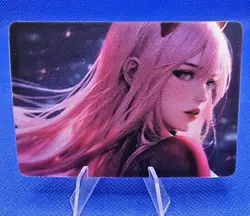Zero Two 02 - Darling in Franx | 3D Motiv Card Premium Waifu Goddess Story Karte - Image 1